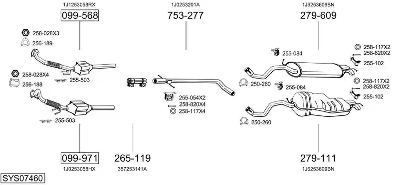 BOSAL SYS07460