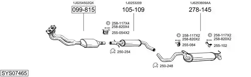 BOSAL SYS07465