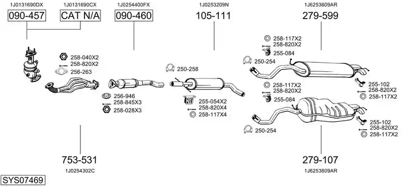 BOSAL SYS07469