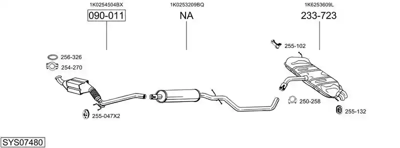 BOSAL SYS07480