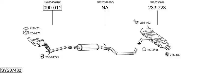 BOSAL SYS07482