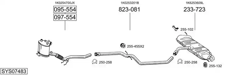 BOSAL SYS07483