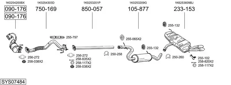 BOSAL SYS07484