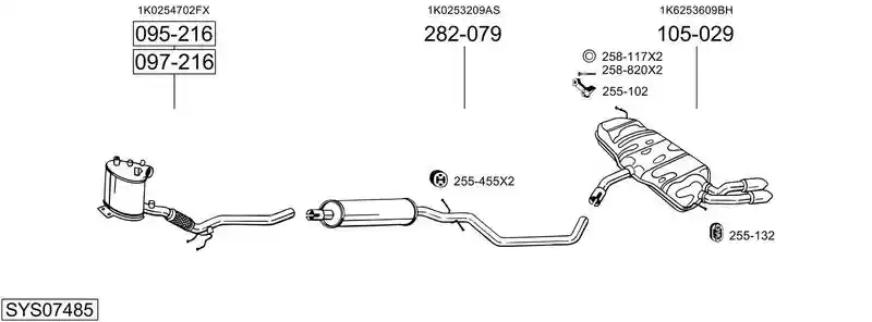 BOSAL SYS07485