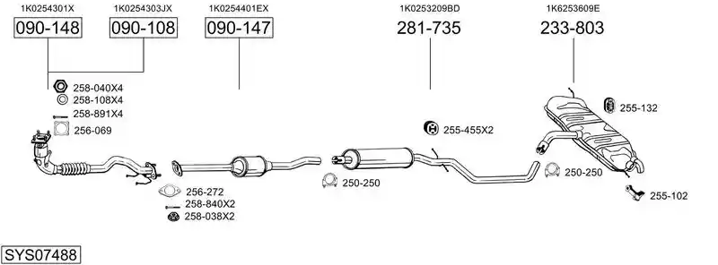 BOSAL SYS07488