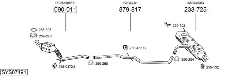 BOSAL SYS07491