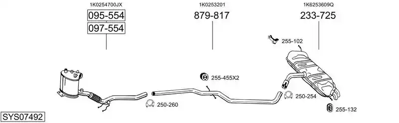 BOSAL SYS07492
