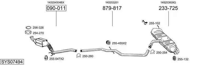 BOSAL SYS07494