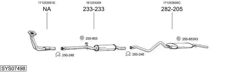 BOSAL SYS07498