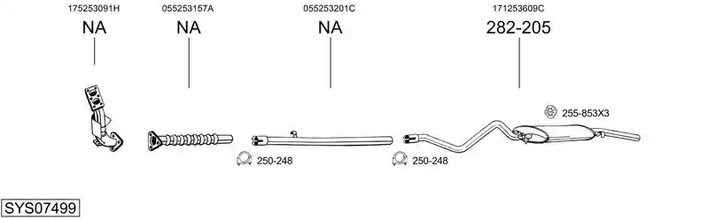 BOSAL SYS07499