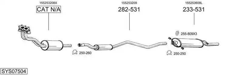 BOSAL SYS07504