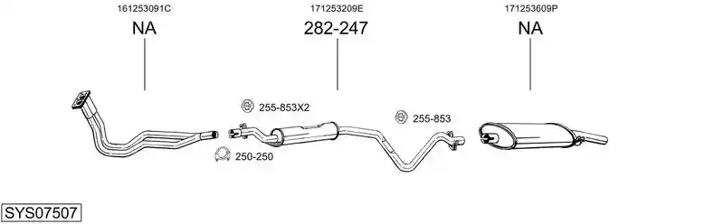 BOSAL SYS07507