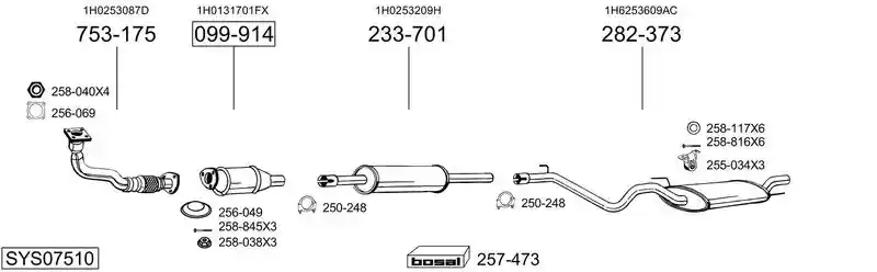 BOSAL SYS07510