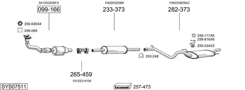 BOSAL SYS07511