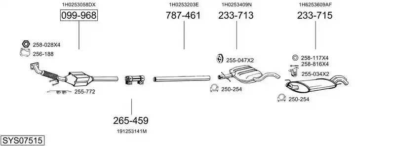 BOSAL SYS07515