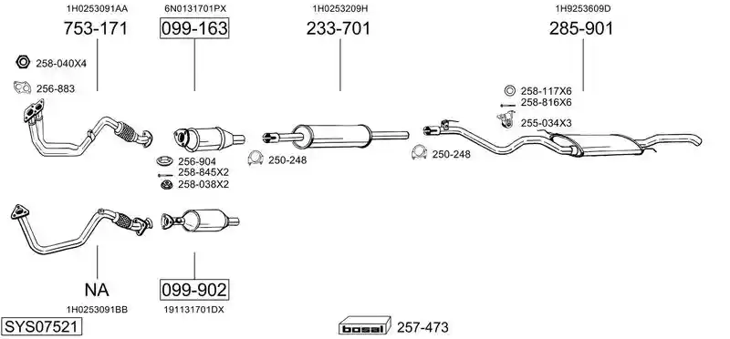 BOSAL SYS07521