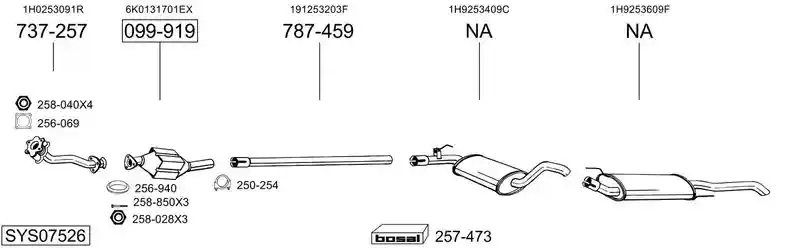 BOSAL SYS07526