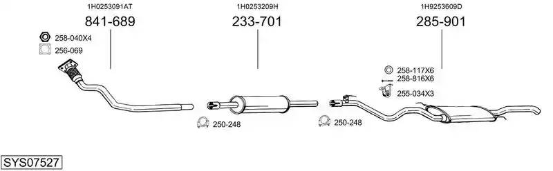 BOSAL SYS07527