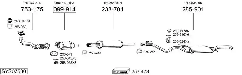BOSAL SYS07530