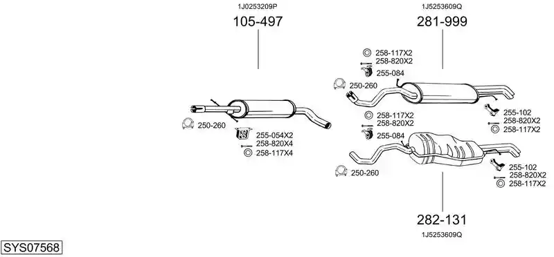 BOSAL SYS07568