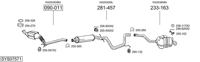 BOSAL SYS07571