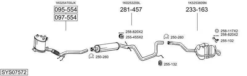 BOSAL SYS07572