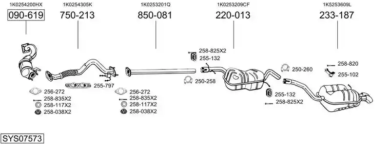 BOSAL SYS07573