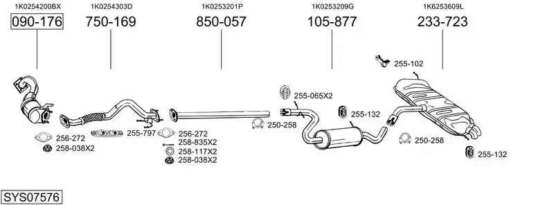 BOSAL SYS07576