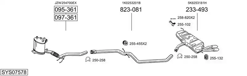 BOSAL SYS07578