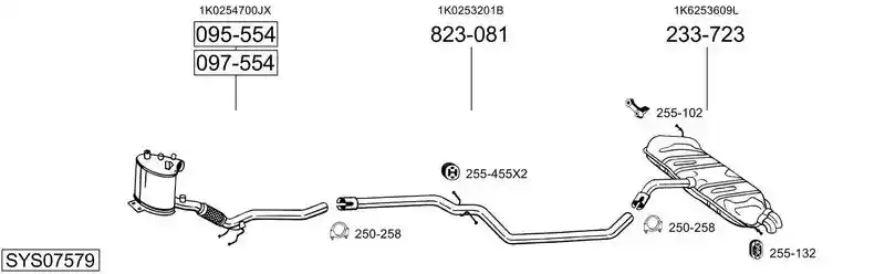 BOSAL SYS07579