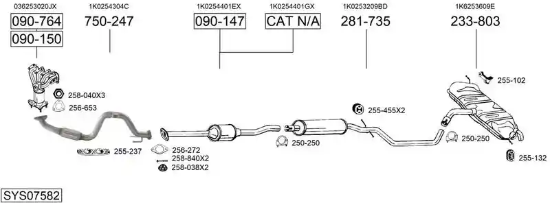 BOSAL SYS07582