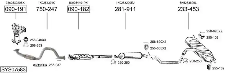 BOSAL SYS07583