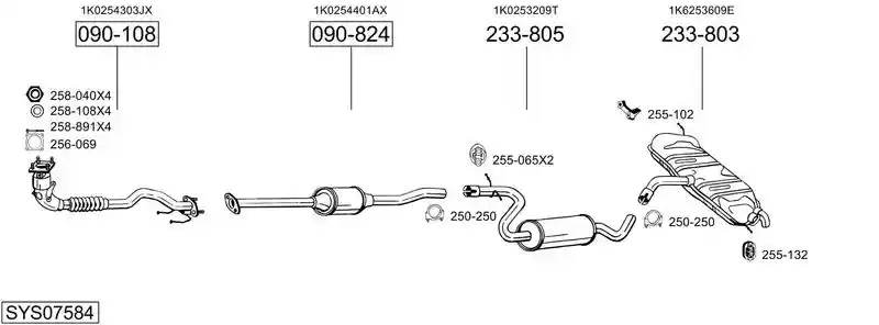 BOSAL SYS07584