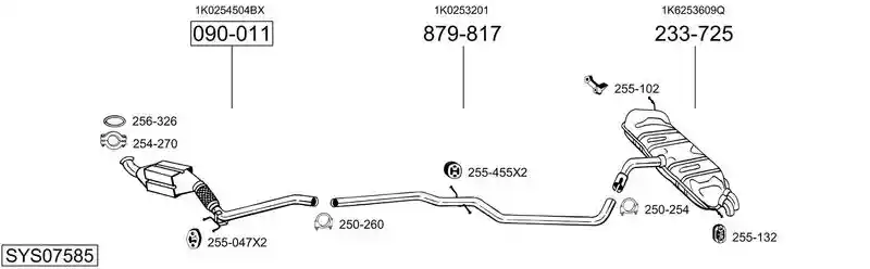 BOSAL SYS07585