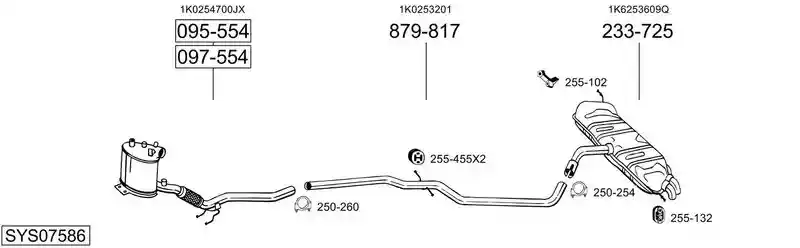 BOSAL SYS07586