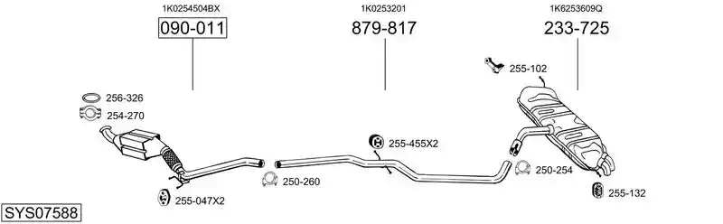BOSAL SYS07588