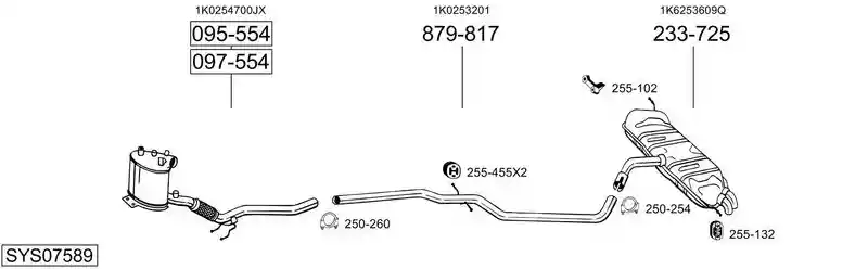 BOSAL SYS07589
