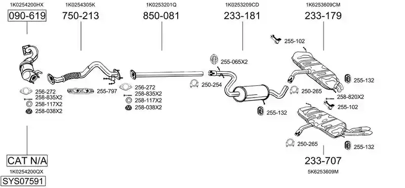 BOSAL SYS07591