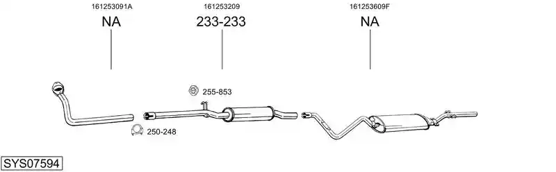 BOSAL SYS07594