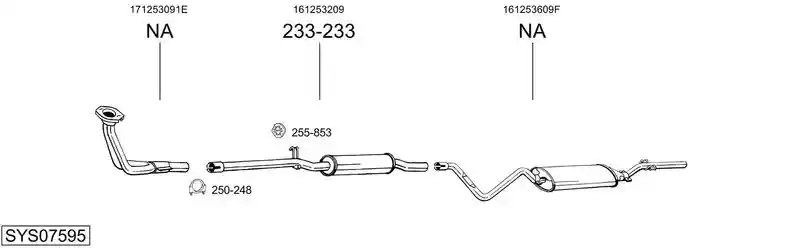 BOSAL SYS07595