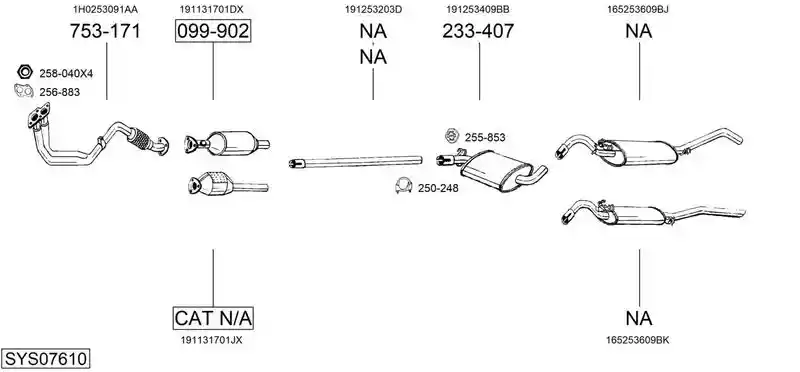 BOSAL SYS07610