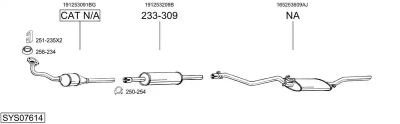 BOSAL SYS07614