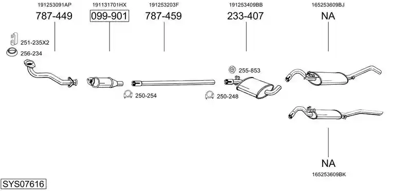 BOSAL SYS07616