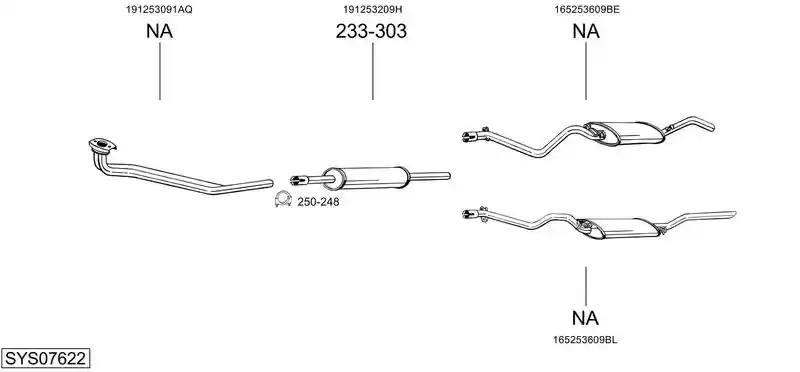 BOSAL SYS07622