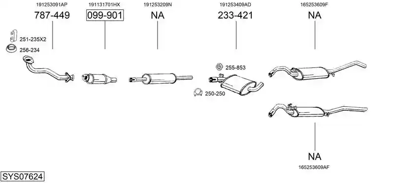 BOSAL SYS07624