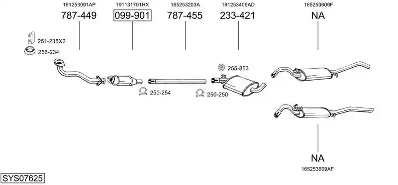 BOSAL SYS07625