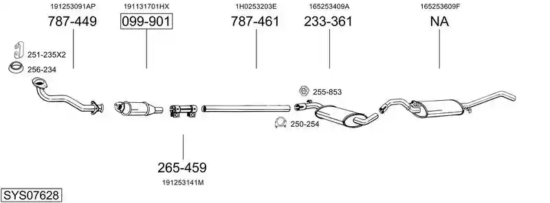 BOSAL SYS07628