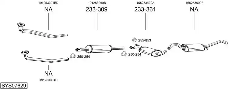 BOSAL SYS07629