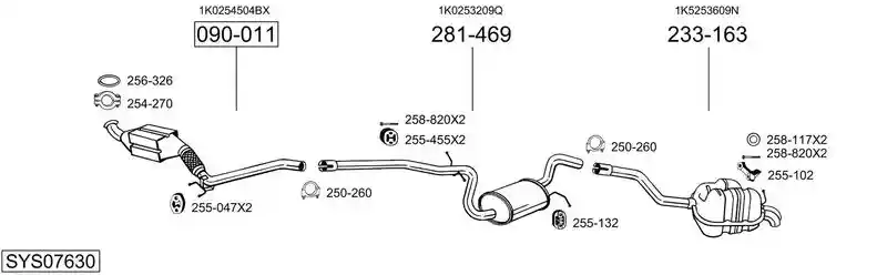 BOSAL SYS07630