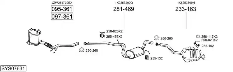 BOSAL SYS07631